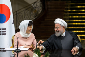 استقبال رسمی از رئیس جمهوری کره جنوبی 